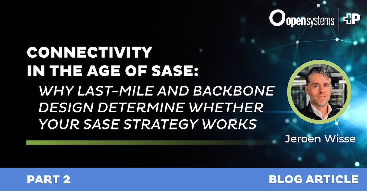 Connectivity in the age of SASE